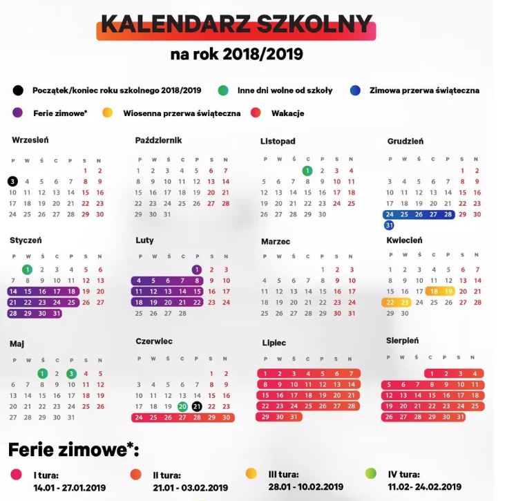 Dni Wolne Od Nauki W Roku Szkolnym 2018 19 Ile dni nauki a ile dni laby czeka w nowym roku szkolnym