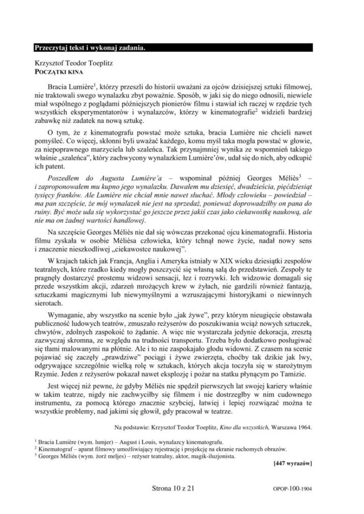 Kamienie Na Szaniec Arkusz Egzaminacyjny Egzamin ósmoklasisty. Arkusze i odpowiedzi z języka polskiego
