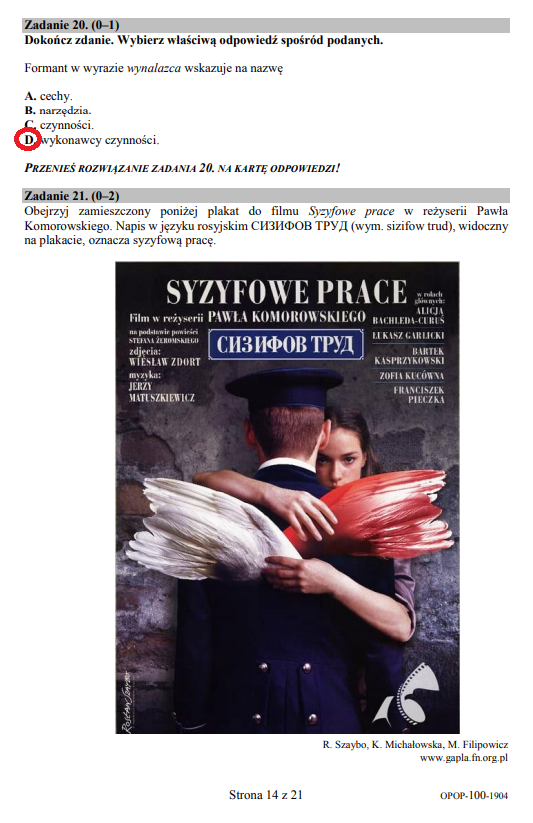 Kamienie Na Szaniec Test Pdf Z Odpowiedziami Egzamin ósmoklasisty. Arkusze i odpowiedzi z języka polskiego