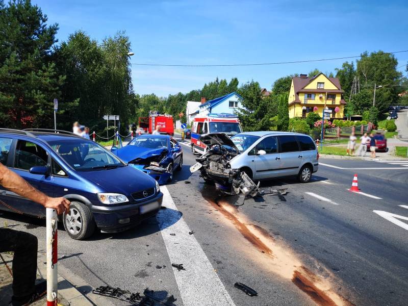 Stłuczka w Jazowsku Starosadeckie.info
