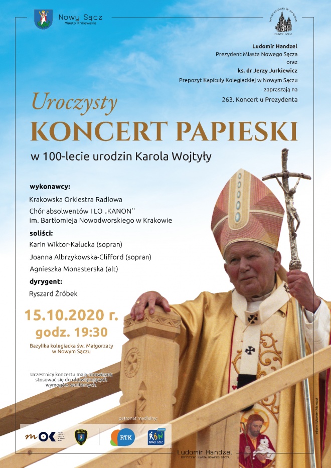 Uroczysty Koncert Papieski w Nowym Sączu Starosadeckie.info